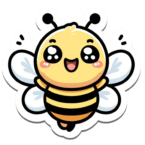 Stickers - Kawaii Cute Bee