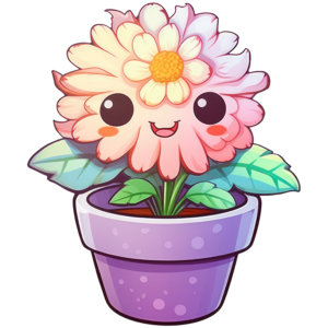 Stickers - Kawaii Potted Plant