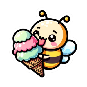 Stickers - Kawaii Cute Bee