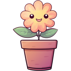 Stickers - Kawaii Potted Plant