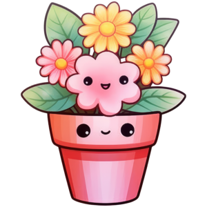 Stickers - Kawaii Potted Plant