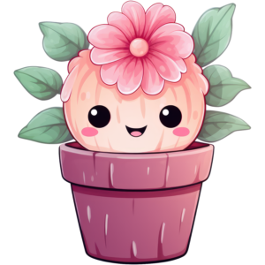 Stickers - Kawaii Potted Plant