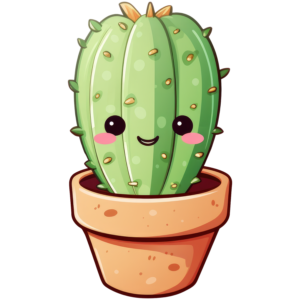 Stickers - Kawaii Potted Plant