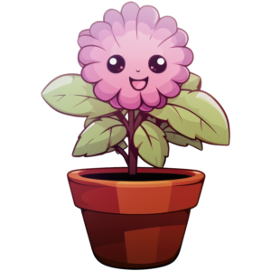 Stickers - Kawaii Potted Plant