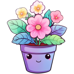 Stickers - Kawaii Potted Plant