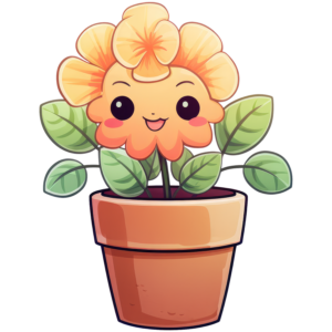 Stickers - Kawaii Potted Plant