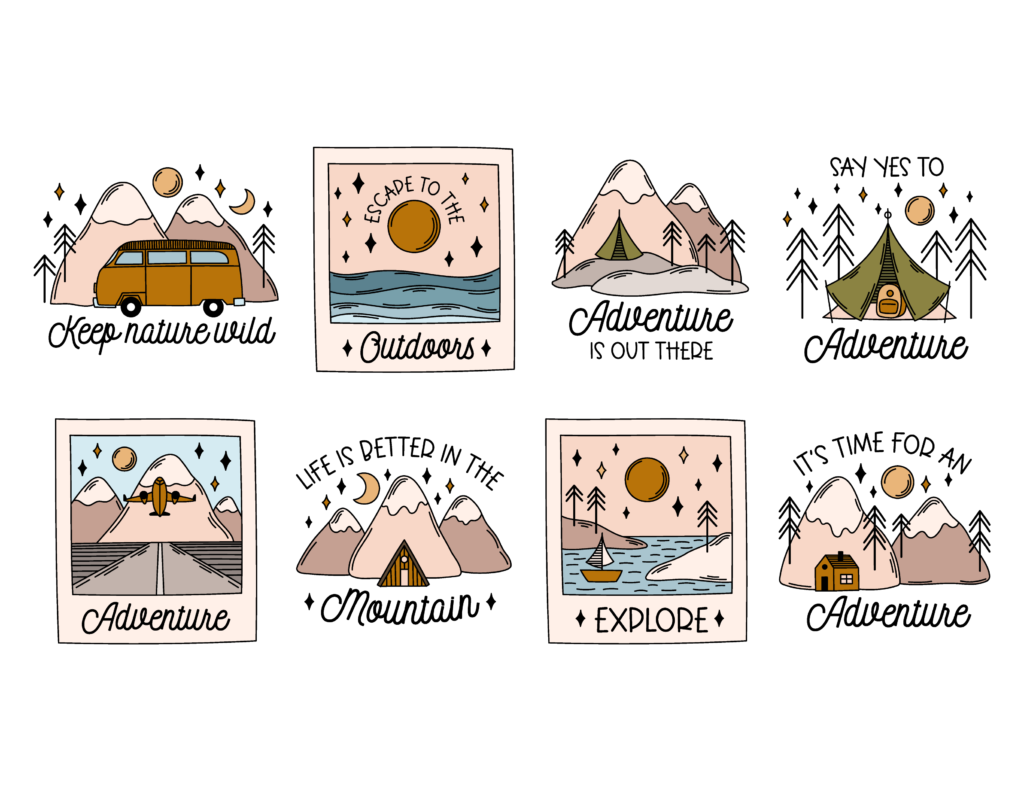 Stickers - Camping Adventure