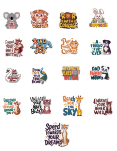 Stickers - Cute Animals